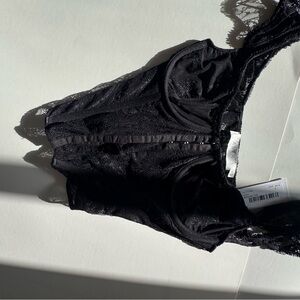 Astr Black corset top